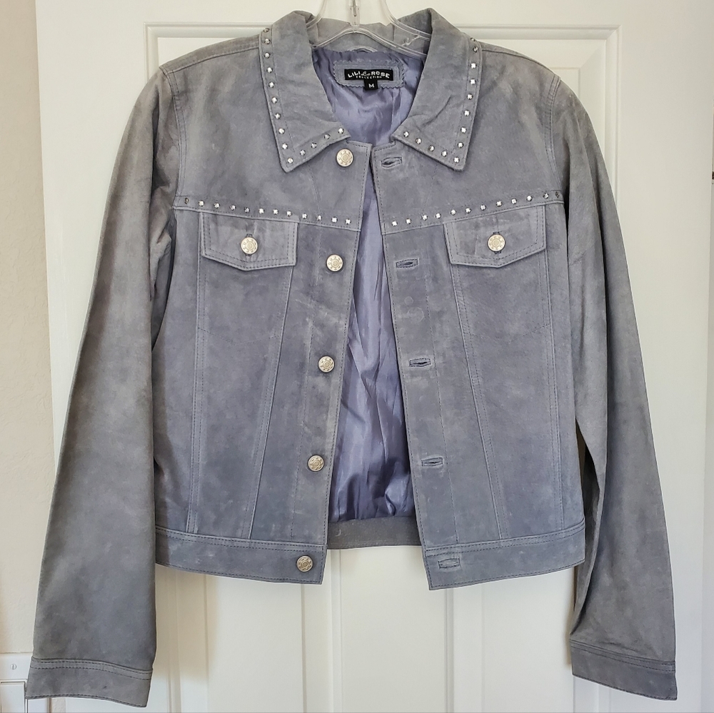 Lili Le Rosè Collection 100% Leather Jacket
